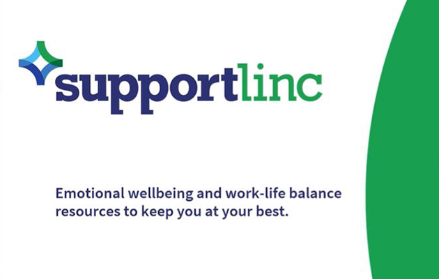 Supportlinc logo and tagline